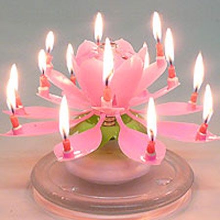 HB Flower Candle