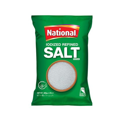 National Iodized Refined Salt 800g