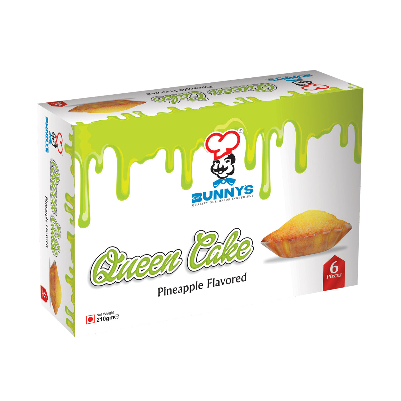 Bunny`s Queen Cake Pineapple 35g