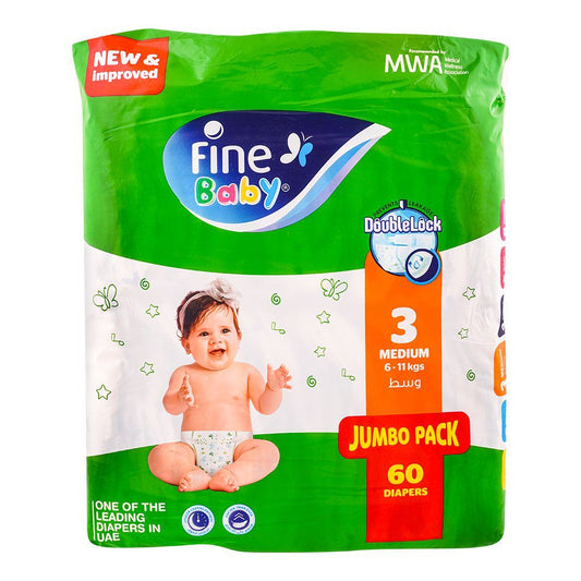 Fine Baby Diaper Medium 3/60D
