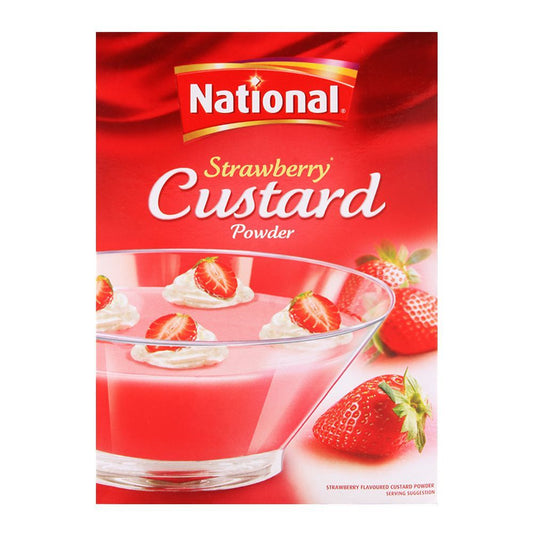 National Strawberry Custard 120g