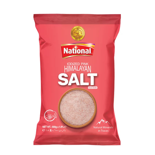 National Iodized Pink Salt 800g