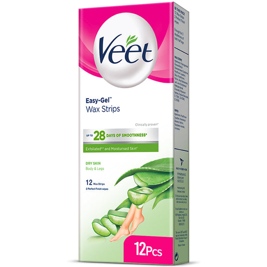 Veet Easy Gel Wax-Strips 12S