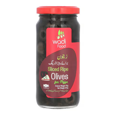 Wf Sliced Ripe Olives Pizza 240g