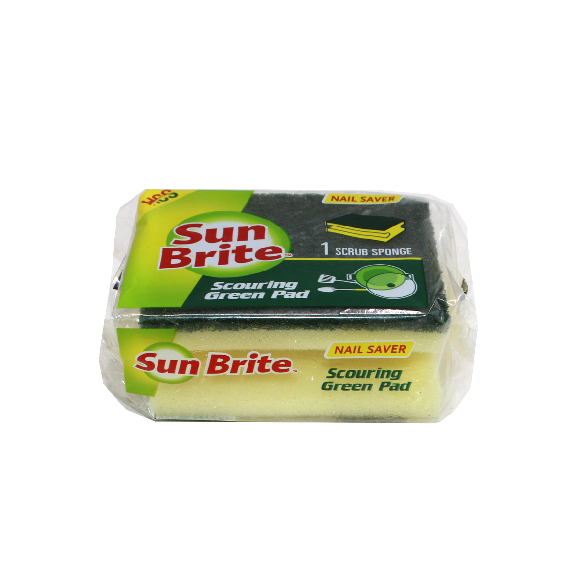 Sun Brite Scouring Green Pad
