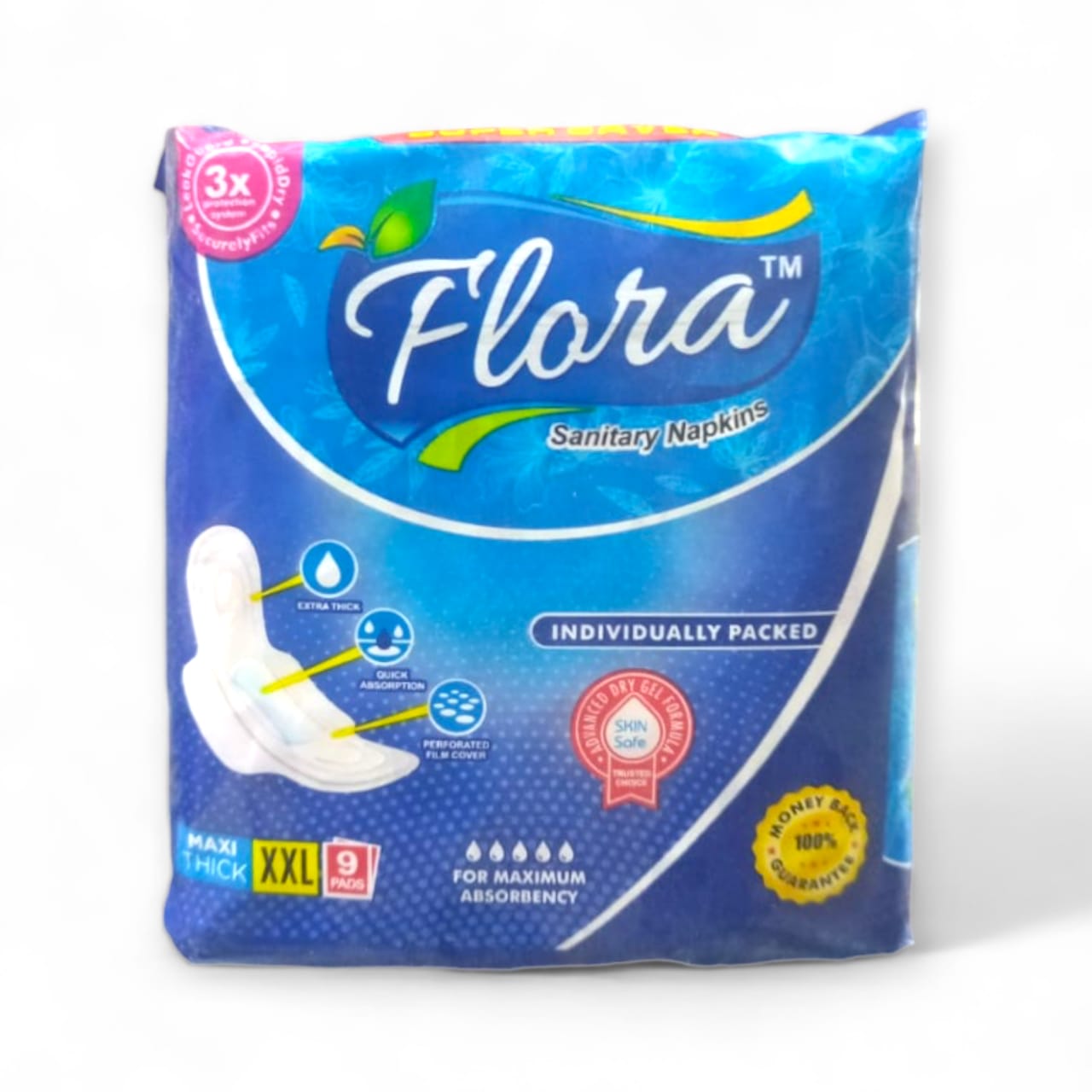 Flora Maxi Thick XXL 9P