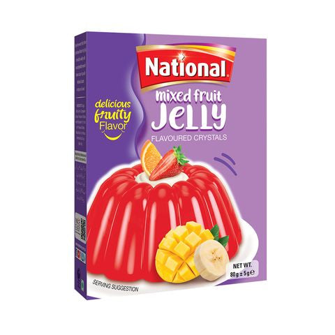 National Mix Fruit Jelly 80g