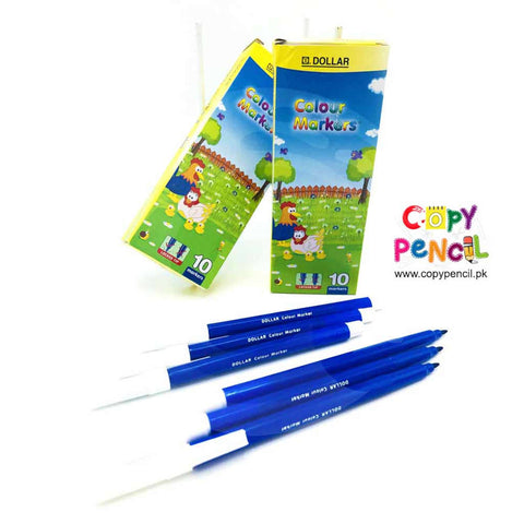 Dollar Colour Markers 10Pc