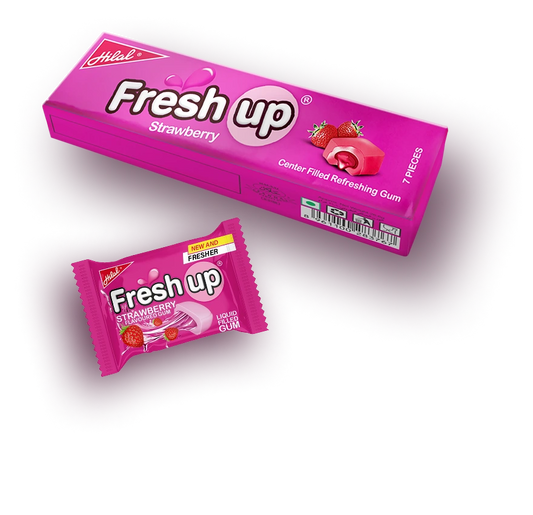 Hilal Fresh Up Strawberry Gum