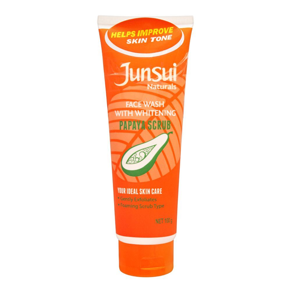 Junsui Papaya Scrub Face Wash 100g