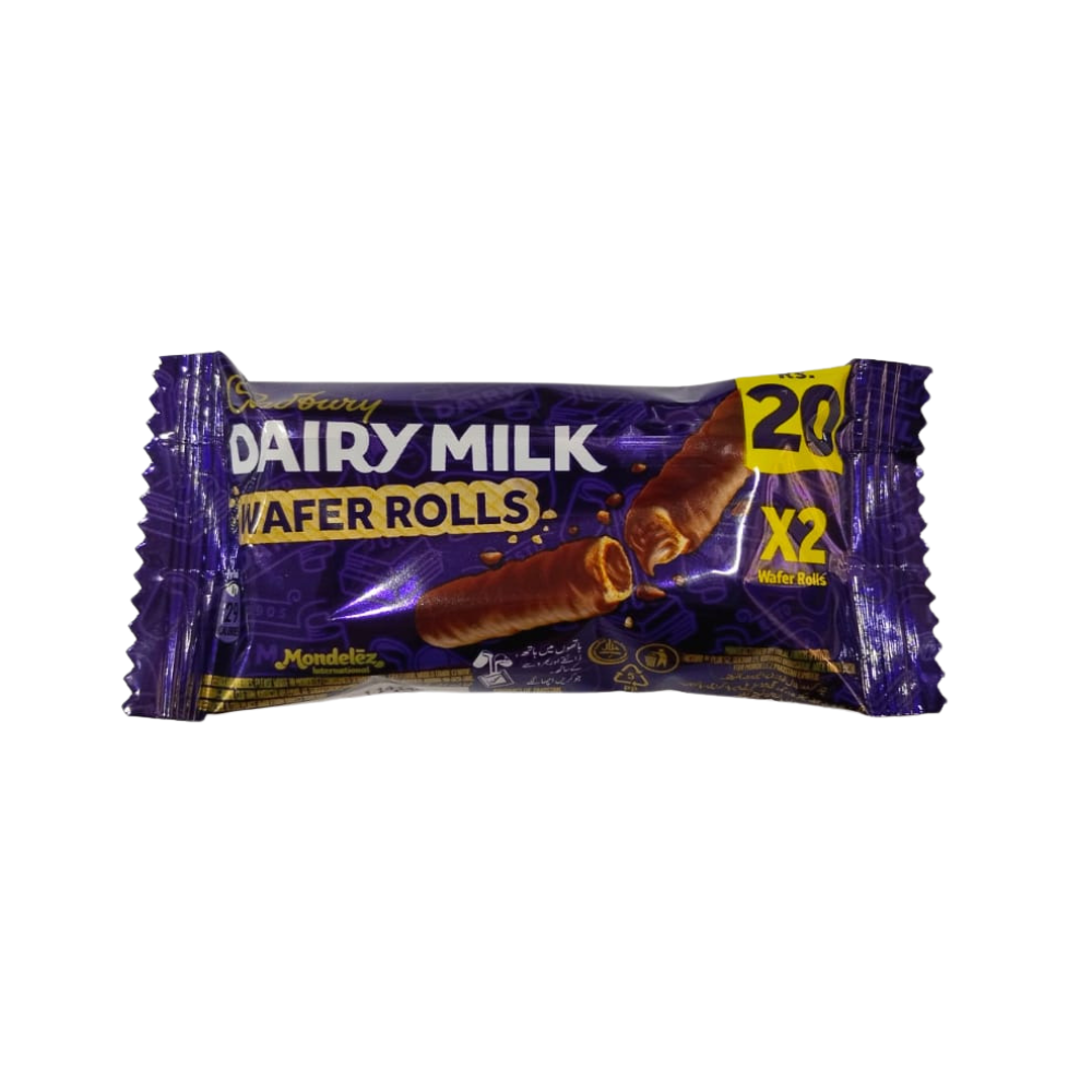 Dairy Milk Chocolate Wafer Rolls