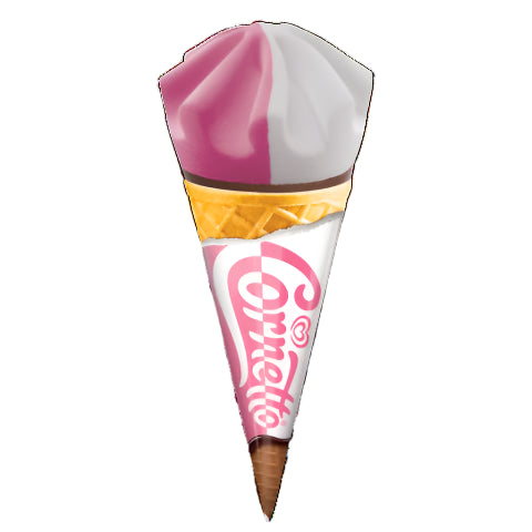 Walls Strawberry Vanilla Pop Cone 80ml