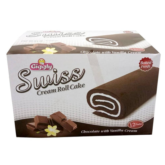Giggly Swiss Cream Roll Cake 24g