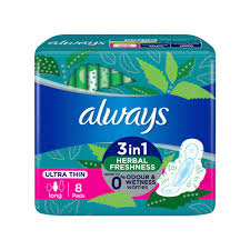 Always Pads 3in1 Ultra Thin 8P