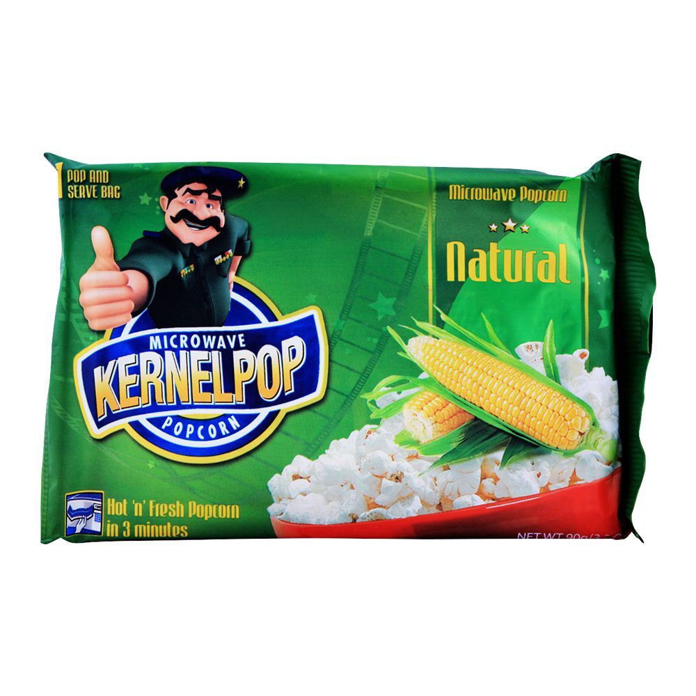 Microwave Kernelpop Pop Corn Natural Flvr 90g