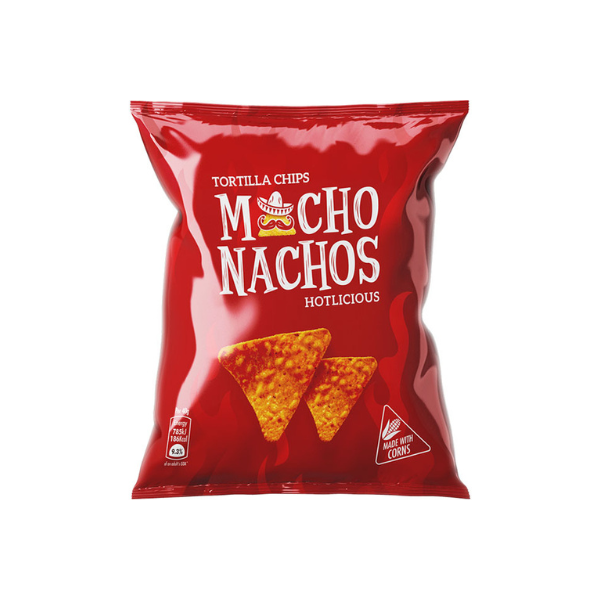 Macho Nachos Hot 38gm