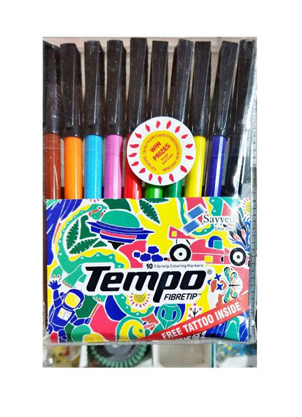 Tempo Colour Marker 10Pc