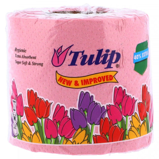 Rose Petal Tulip D/Roll Tissues