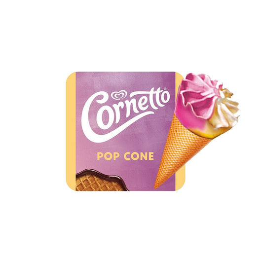 Walls Strawberry Vanilla Pop Cone 80ml